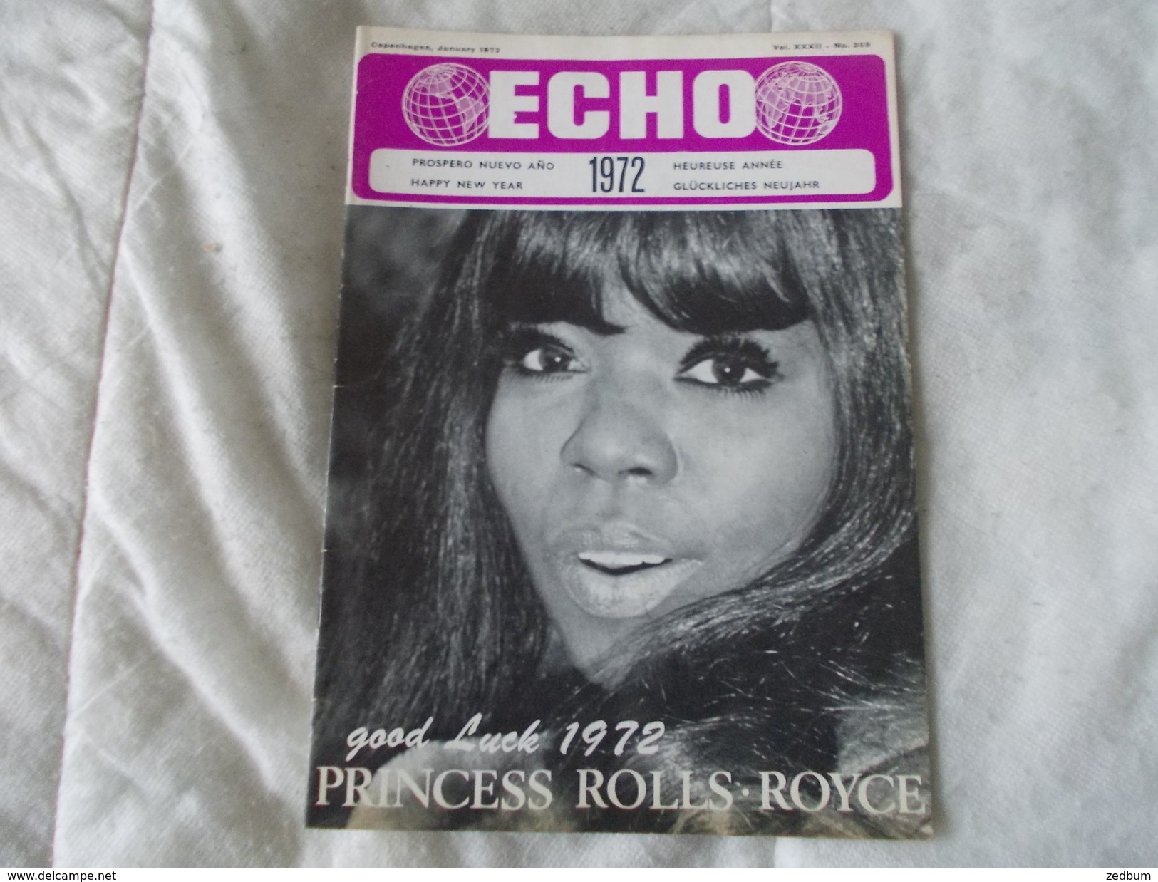 ECHO LTD Professional Circus And Variety Journal Independent International N° 359 January 1972 - Entretenimiento