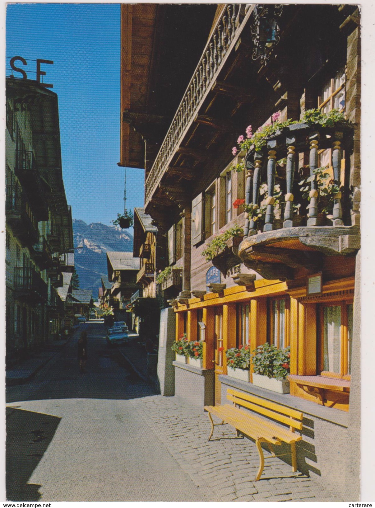 SUISSE,SCHWEIZ,SVIZZERA,SWITZERLAND,HELVETIA,SWISS ,VALAIS,Champéry,café,restaurant - Champéry