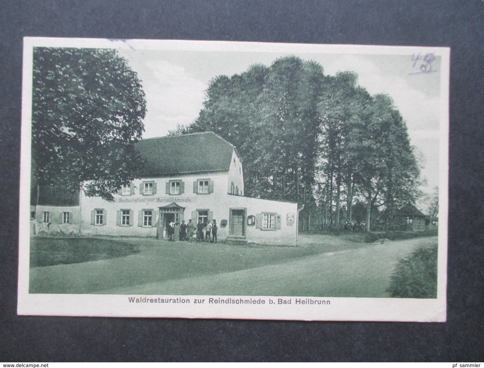 AK 1929 Waldrestauration Zur Reindlschmiede Bei Bad Heilbrunn. Gasthof / Restaurant. - Bad Toelz