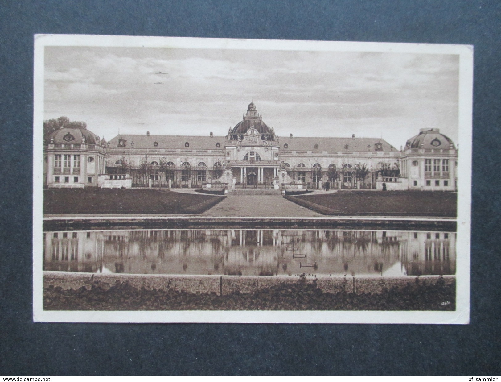 AK 1921 Bad Oeynhausen Kgl. Kurhaus. Verlag V. Fritz Scherer. Germania MeF / Paar - Bad Oeynhausen