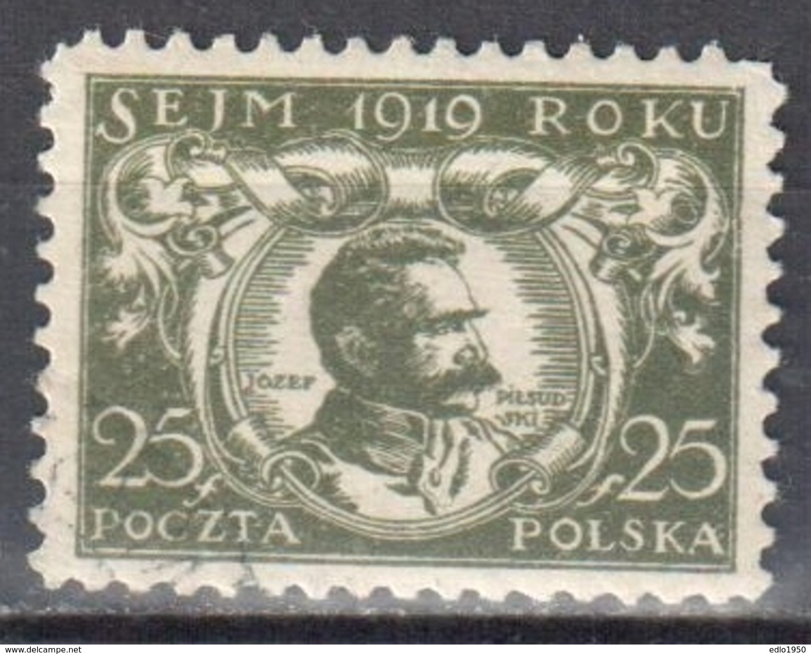 Poland 1919 - First National Assembly Of Poland - Mi. 127 - Used - Gebraucht