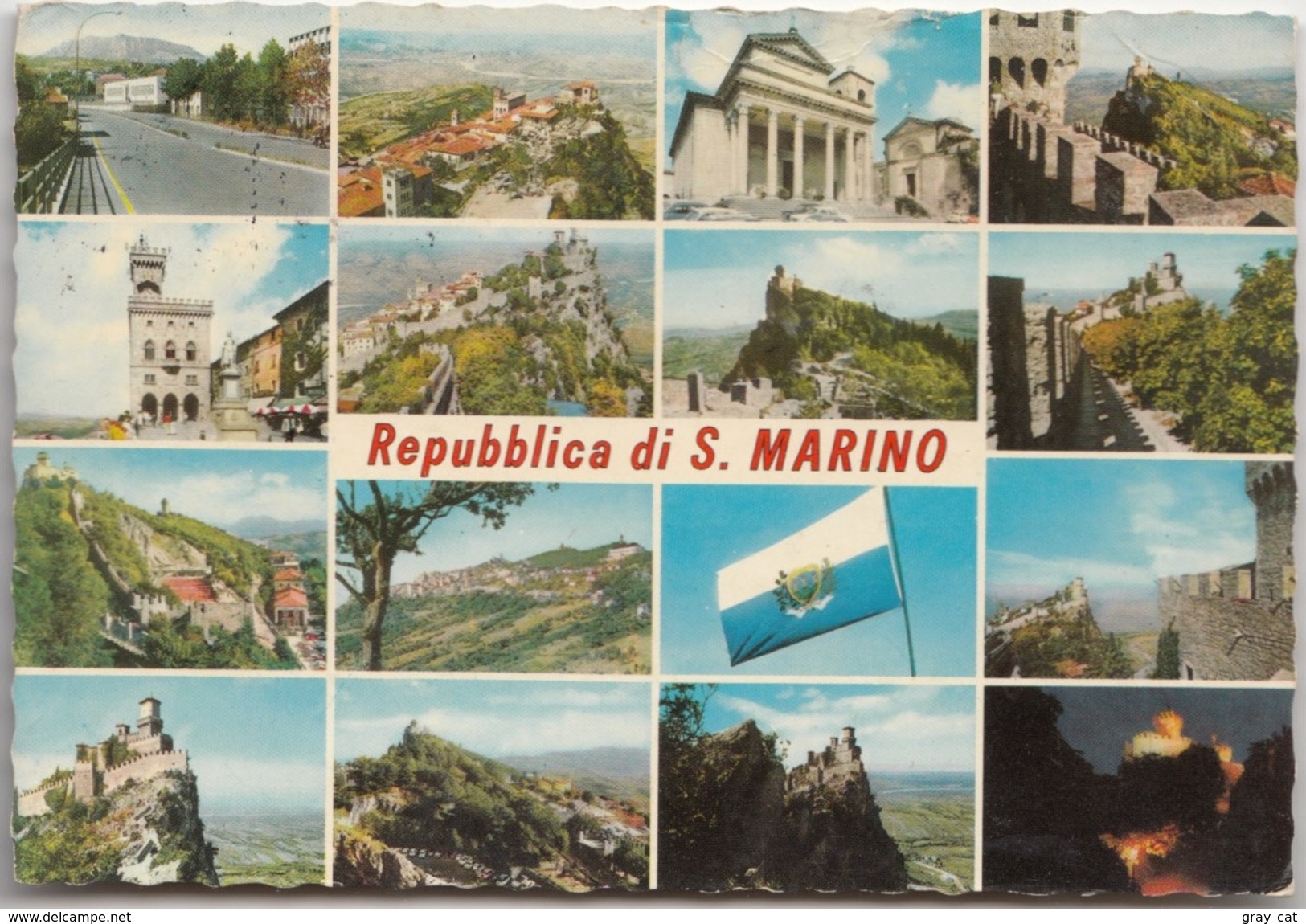 Repubblica Di S. Marino, Multi View, 1978 Used Postcard [19830] - San Marino