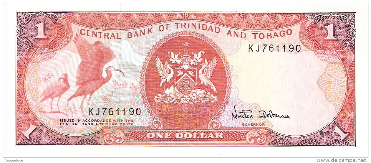 TRINITE & TOBAGO   1 Dollar   ND (1985)   Sign.7   P. 36d   UNC - Trinidad & Tobago