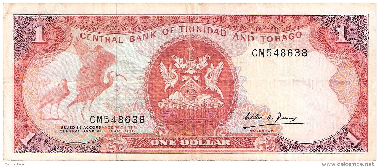 TRINITE & TOBAGO   1 Dollar   ND (1985)   Sign.5   P. 36b - Trinité & Tobago