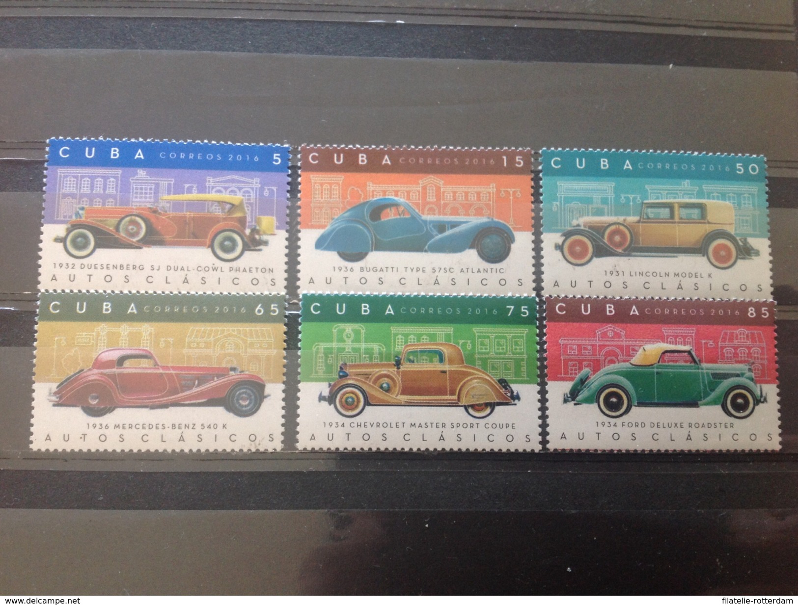 Cuba - Postfris / MNH - Complete Set Klassieke Auto's 2016 - Ongebruikt