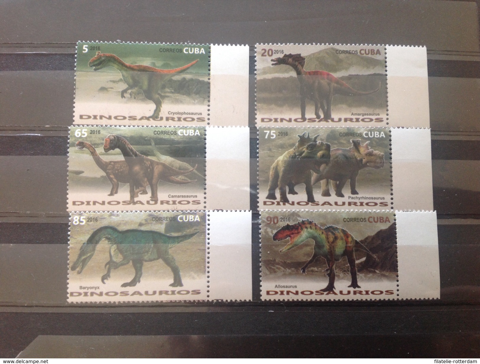 Cuba - Postfris / MNH - Complete Set Dinosaurussen 2016 - Ongebruikt