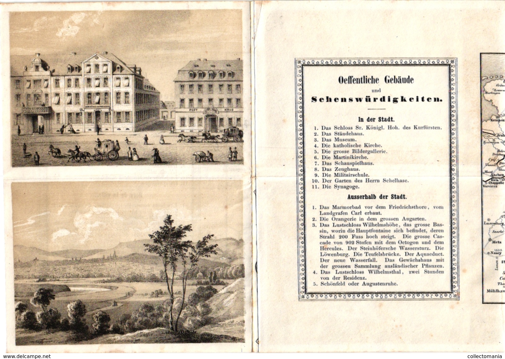 1 Carte De Visite Trade CARD HOTEL CASSEL KING OF PRUSSIA J.G. SCHAMBECK Roi De Prusse Litho Fischer CASSEL Deutschland - 1800 – 1899