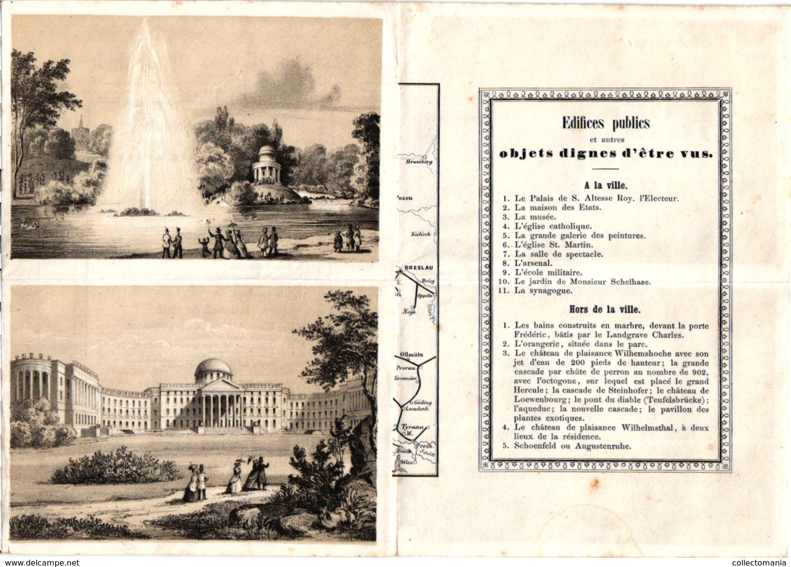 1 Carte De Visite Trade CARD HOTEL CASSEL KING OF PRUSSIA J.G. SCHAMBECK Roi De Prusse Litho Fischer CASSEL Deutschland - 1800 – 1899