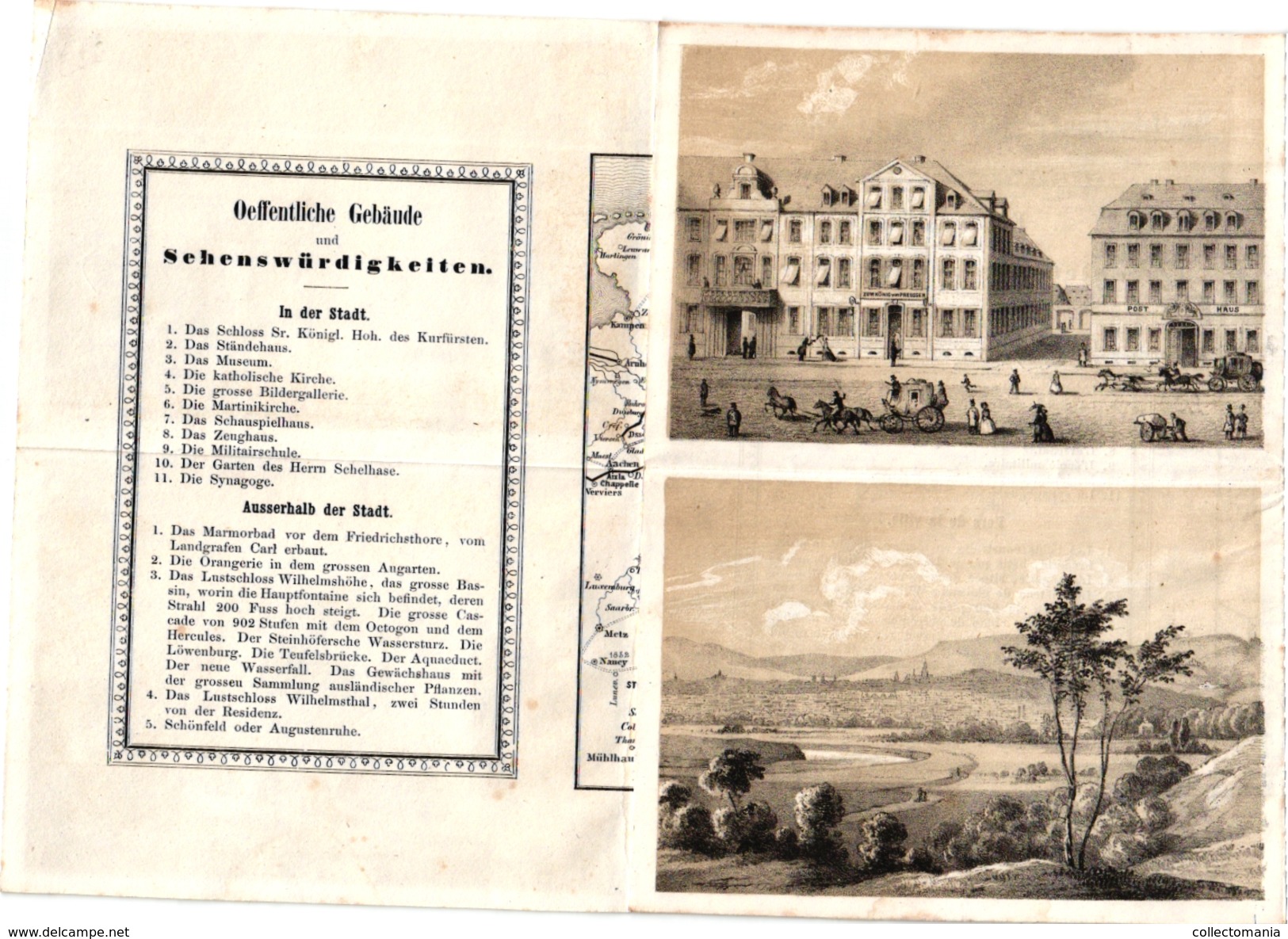 1 Carte De Visite Trade CARD HOTEL CASSEL KING OF PRUSSIA J.G. SCHAMBECK Roi De Prusse Litho Fischer CASSEL Deutschland - 1800 – 1899