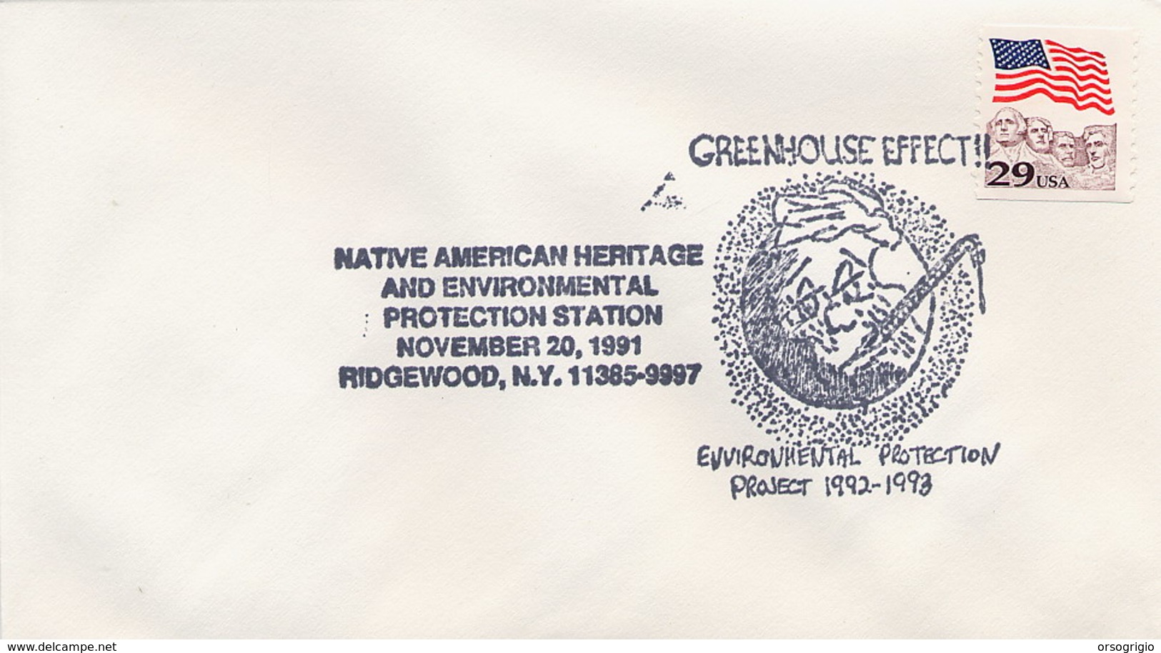 UNITED STATES USA - RIDGEWOOD - NATIVE AMERICAN HERITAGE - PIPA INDIANA - American Indians