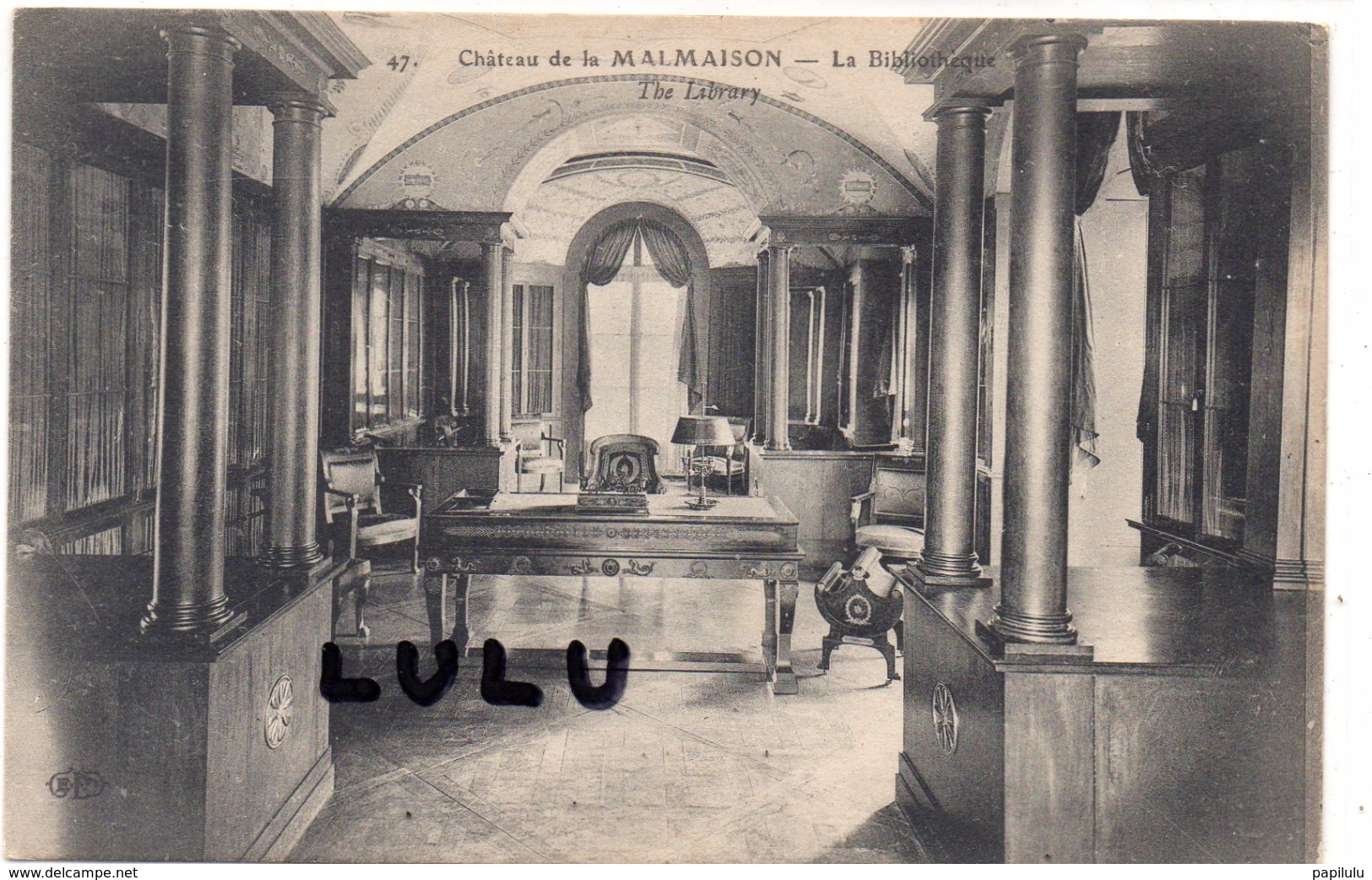 DEPT 92 : édit. E L D N° 47 : Chateau De Malmaison La Bibliothèque - Rueil Malmaison