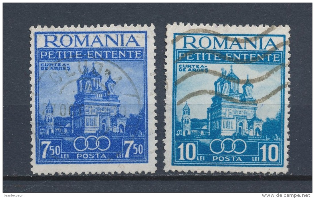 Roemenië/Romania/Roumanie/Rumänien 1937 Mi: 536-537 Yt: 523-524 (Gebr/used/obl/o)(1719) - Gebruikt