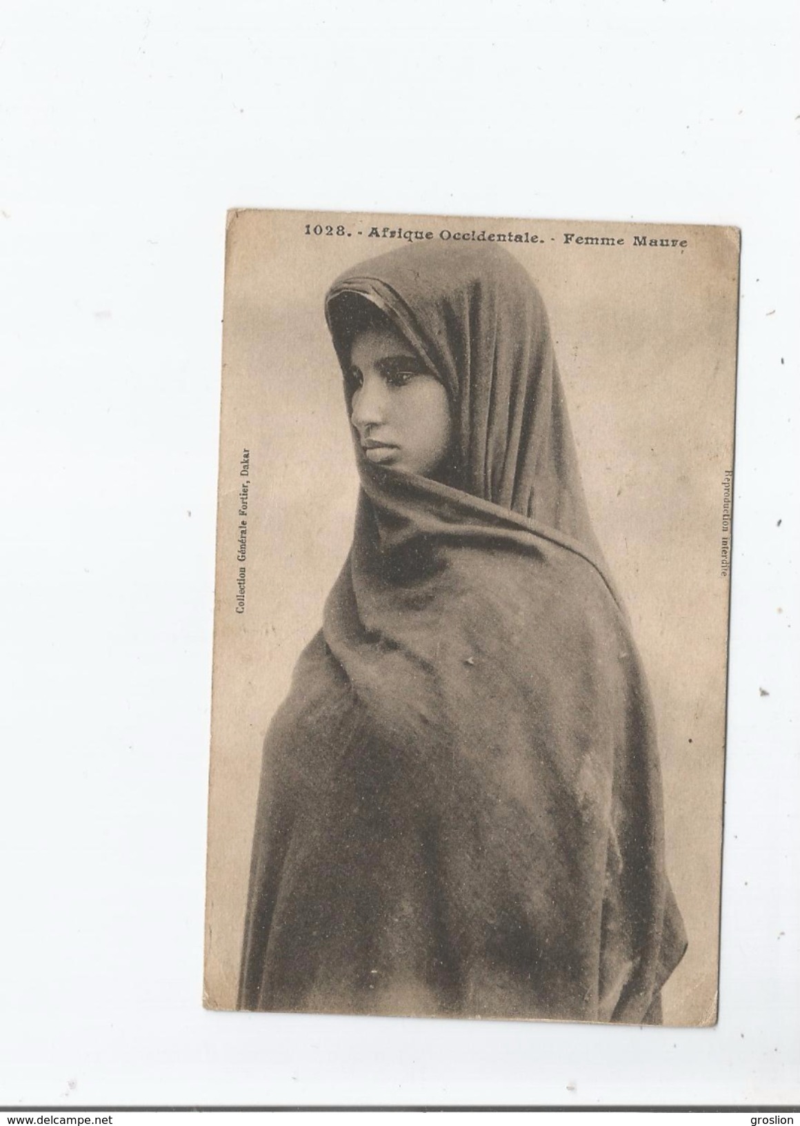 AFRIQUE OCCIDENTALE 1028 FEMME MAURE 1926 - Mauritania