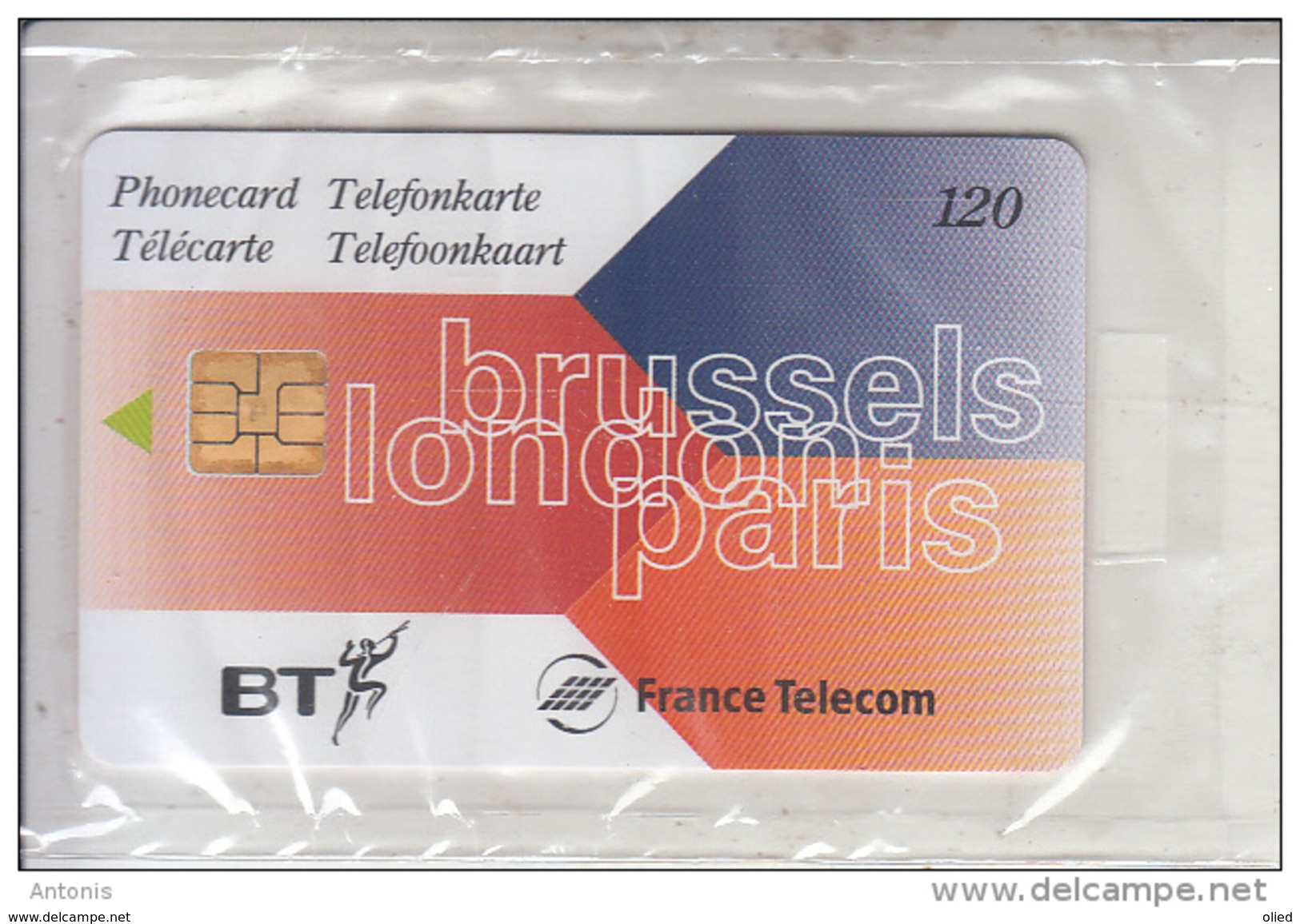 Lot 3 Telecartes Eurostar N ° 3-4-5  Nsb  Rare - 1987