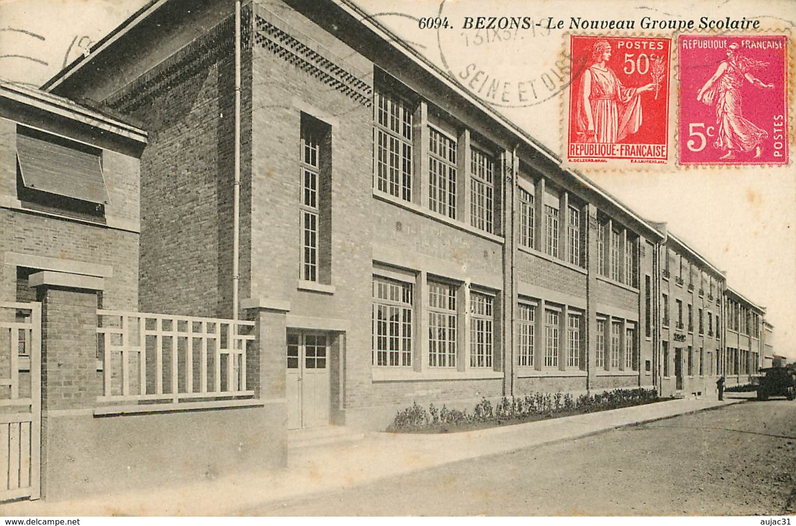 Dép 95 - Ecoles - Bezons - Le Nouveau Groupe Scolaire - état - Bezons