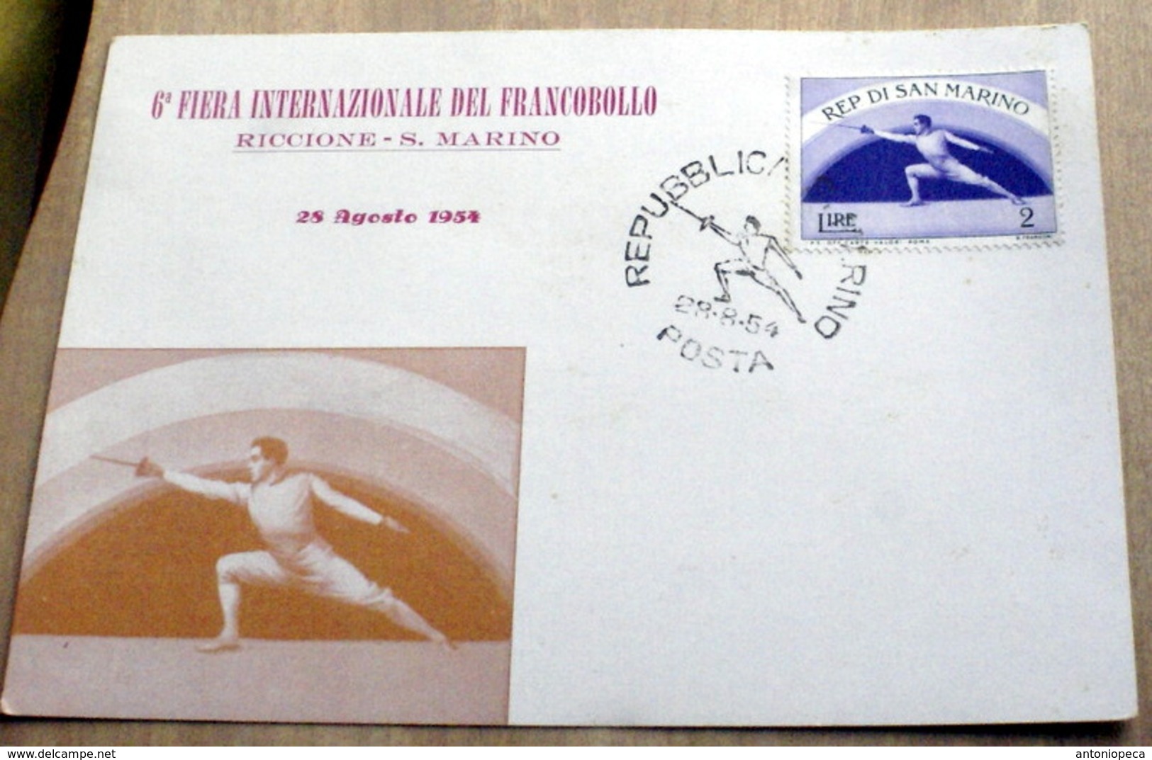 SAN MARINO 1952, GIOCHI OLIMPICI FIERA INTERNAZIONALE DEL FRANCOBOLLO - Storia Postale