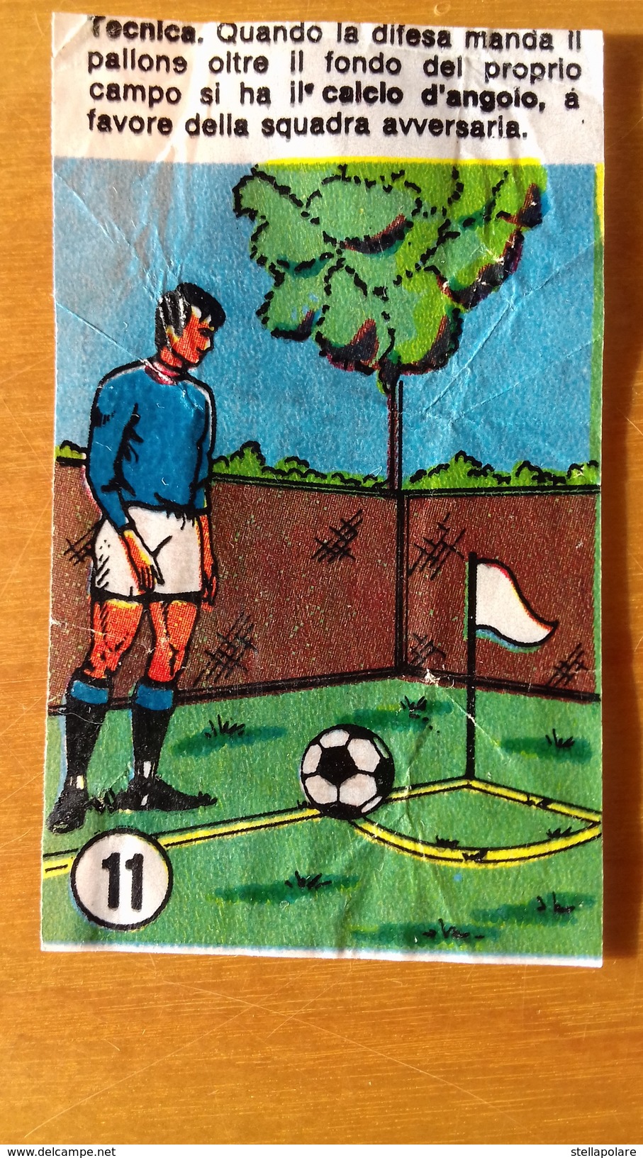 CALCIO 1968 B11 - FIGURINE DOLCIFICIO ENRICO PAGLIARINI - Football - Soccer - No Panini Mira Bubble Gum - Altri & Non Classificati