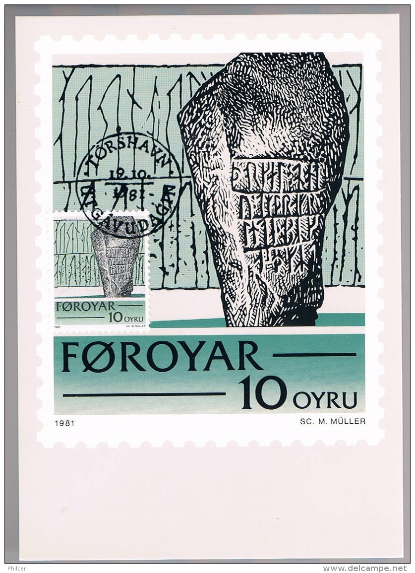 Foroyar, 1981, Maximum Cards - Faroe Islands