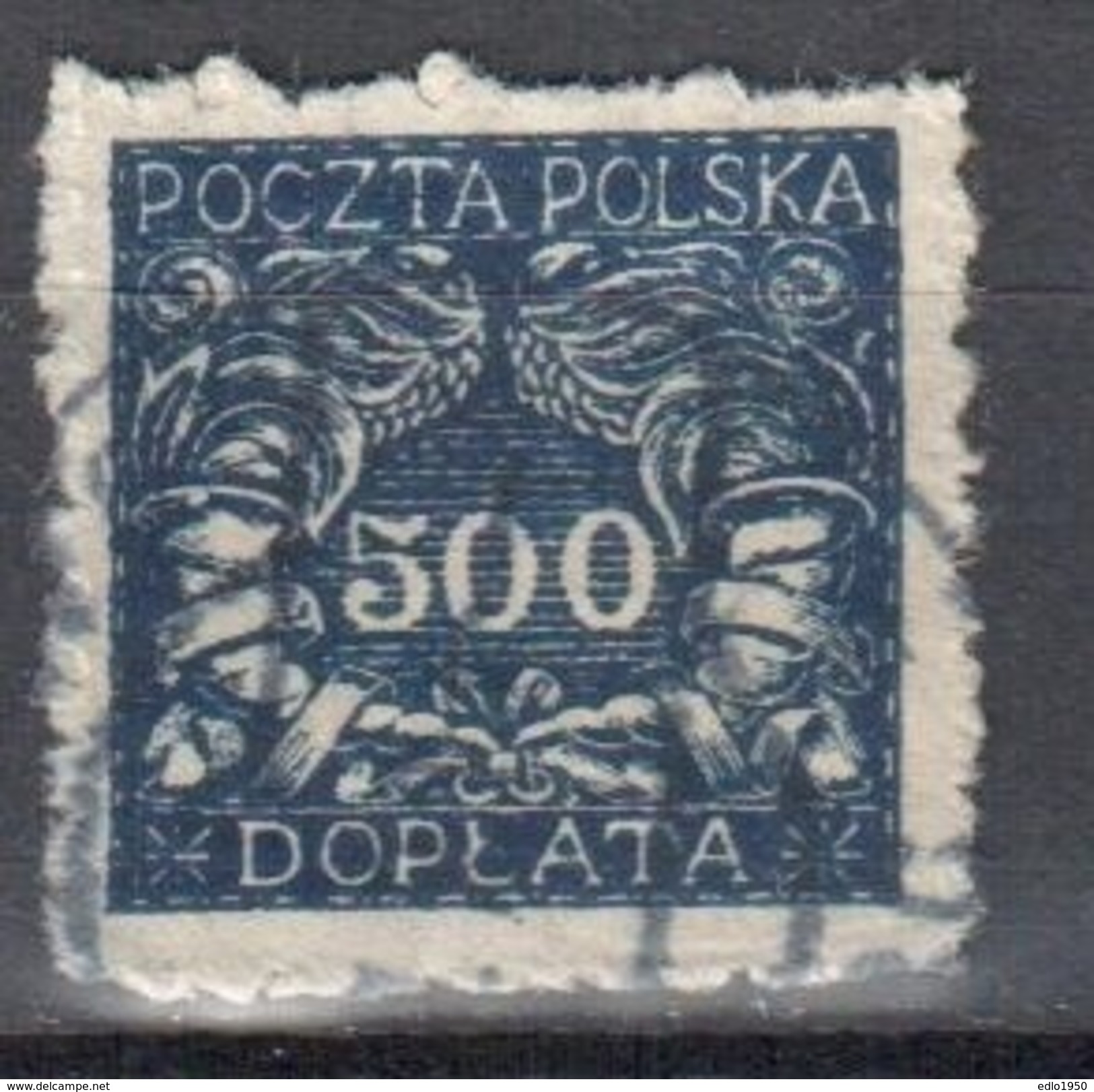 Poland 1919 - Postage Due - Mi.21 - Used - Postage Due