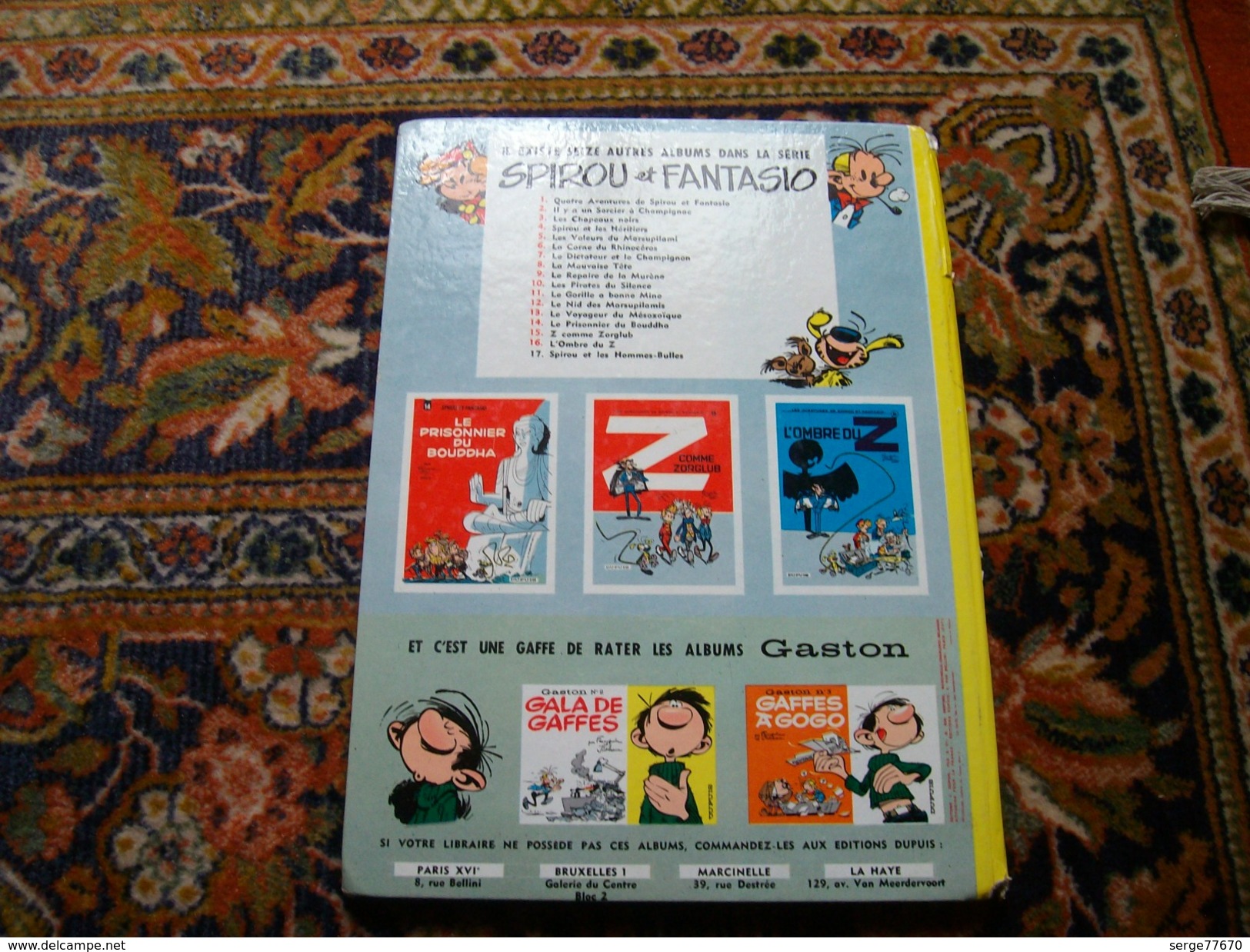 Spirou Et Fantasio Franquin Le Nid Des Marsupilamis Marsupilami édition 1964 Dupuis - Spirou Et Fantasio