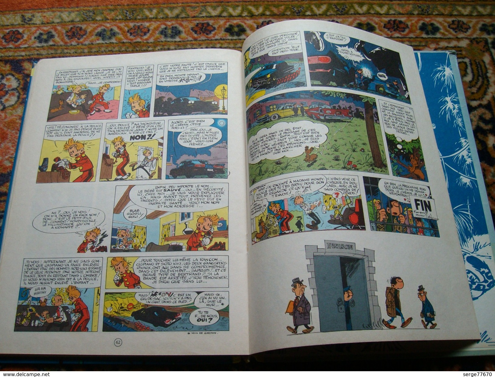 Spirou et Fantasio Franquin Le nid des Marsupilamis Marsupilami édition 1964 Dupuis