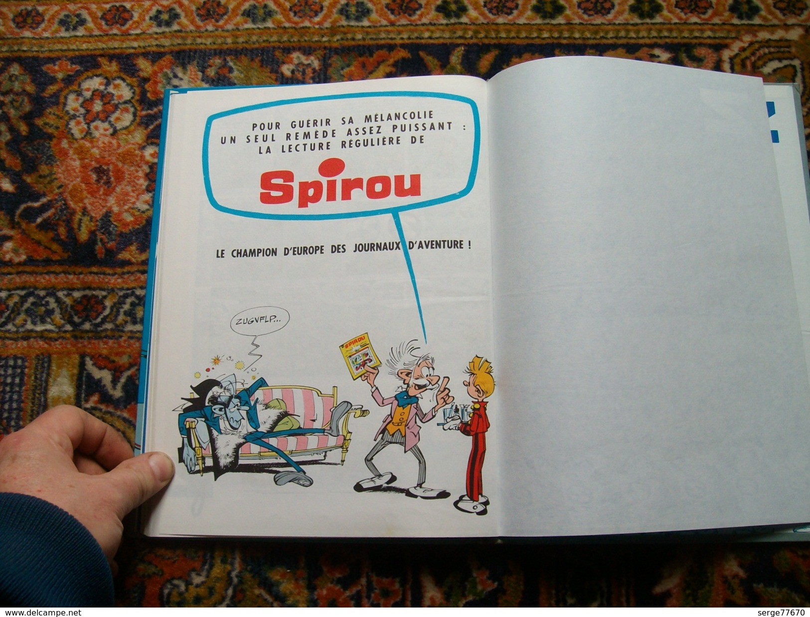 Spirou et Fantasio Franquin L'ombre du Z édition 1967 Dupuis