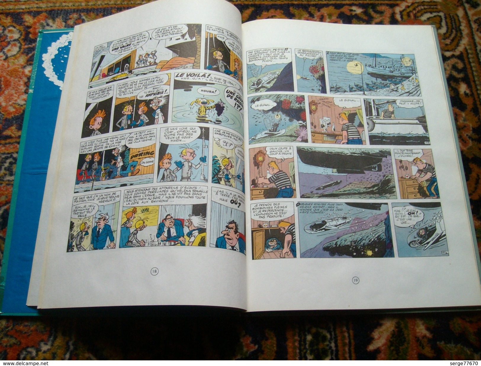 Spirou et Fantasio Franquin et les hommes bulles édition 1968 Dupuis