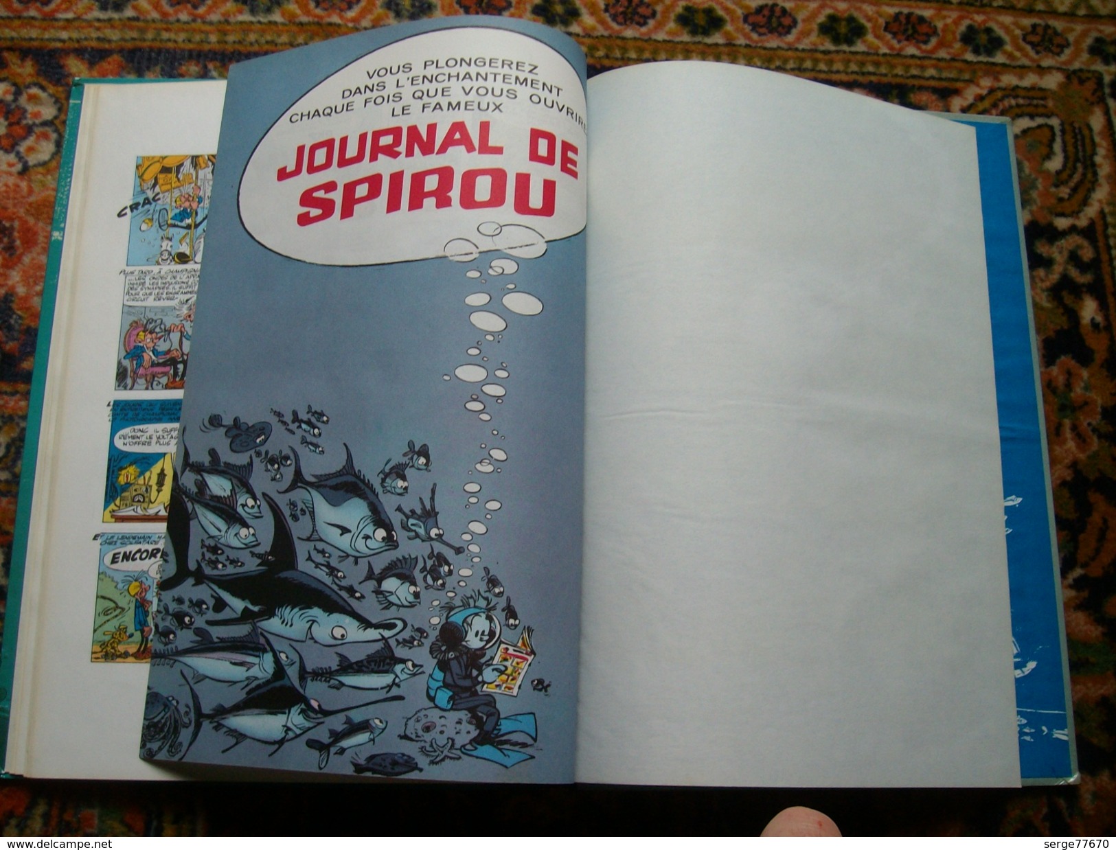 Spirou et Fantasio Franquin et les hommes bulles édition 1968 Dupuis