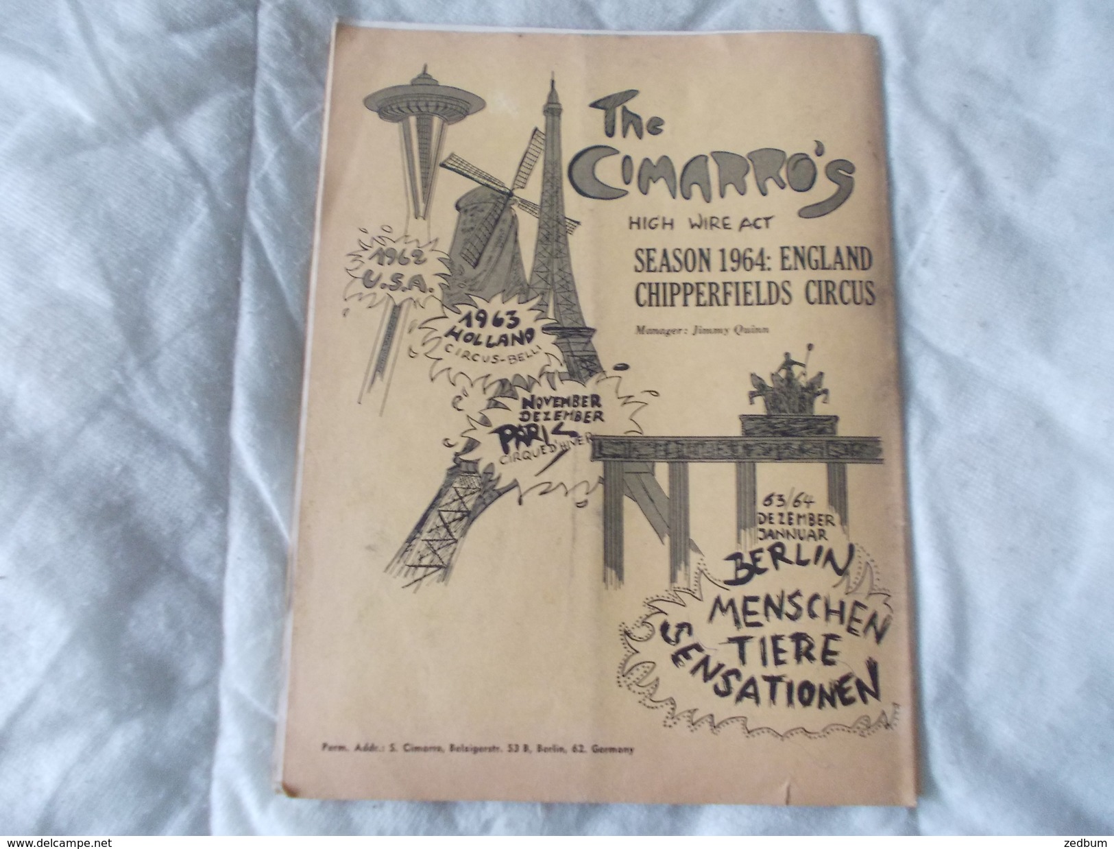 ECHO LTD Professional Circus And Variety Journal Independent International N° 267 May 1964 - Unterhaltung