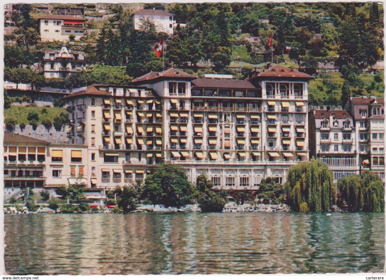 SUISSE,HELVETIA,SWISS,SCHWEIZ,SVIZZERA,SWITZERLAND ,MONTREUX,VAUD,LAC,HOTEL,EXCELSIOR,1966 - Montreux