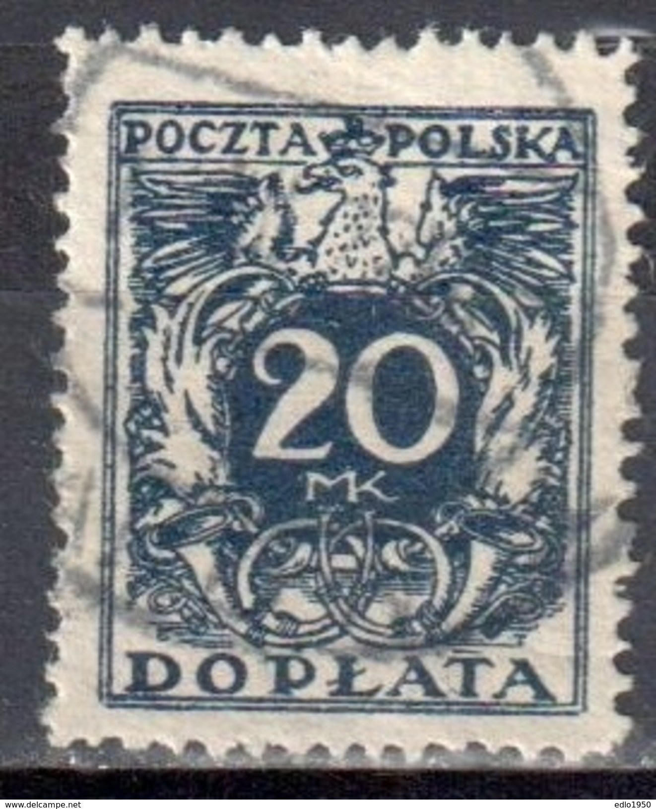 Poland 1921 - Postage Due - Mi.42 - Used - Postage Due