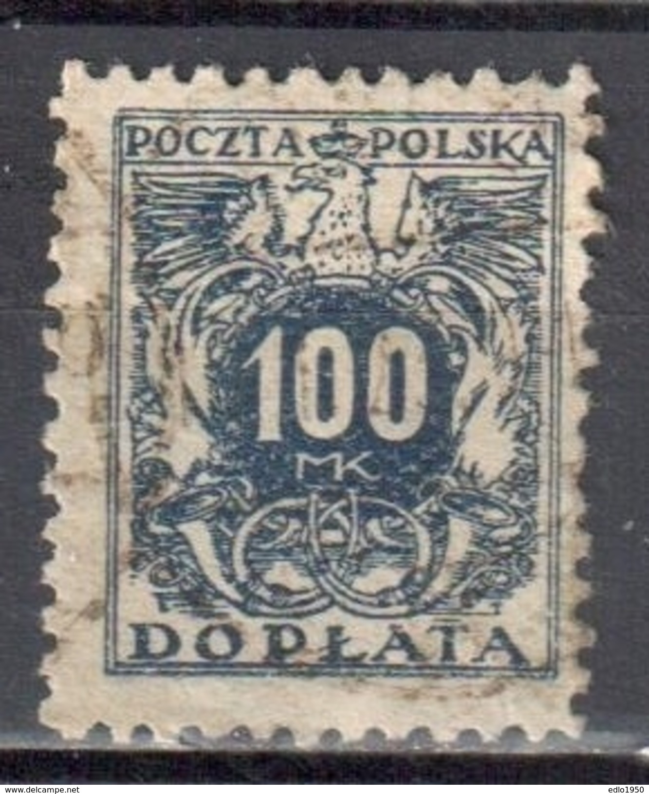 Poland 1921 - Postage Due - Mi.44 - Used - Postage Due