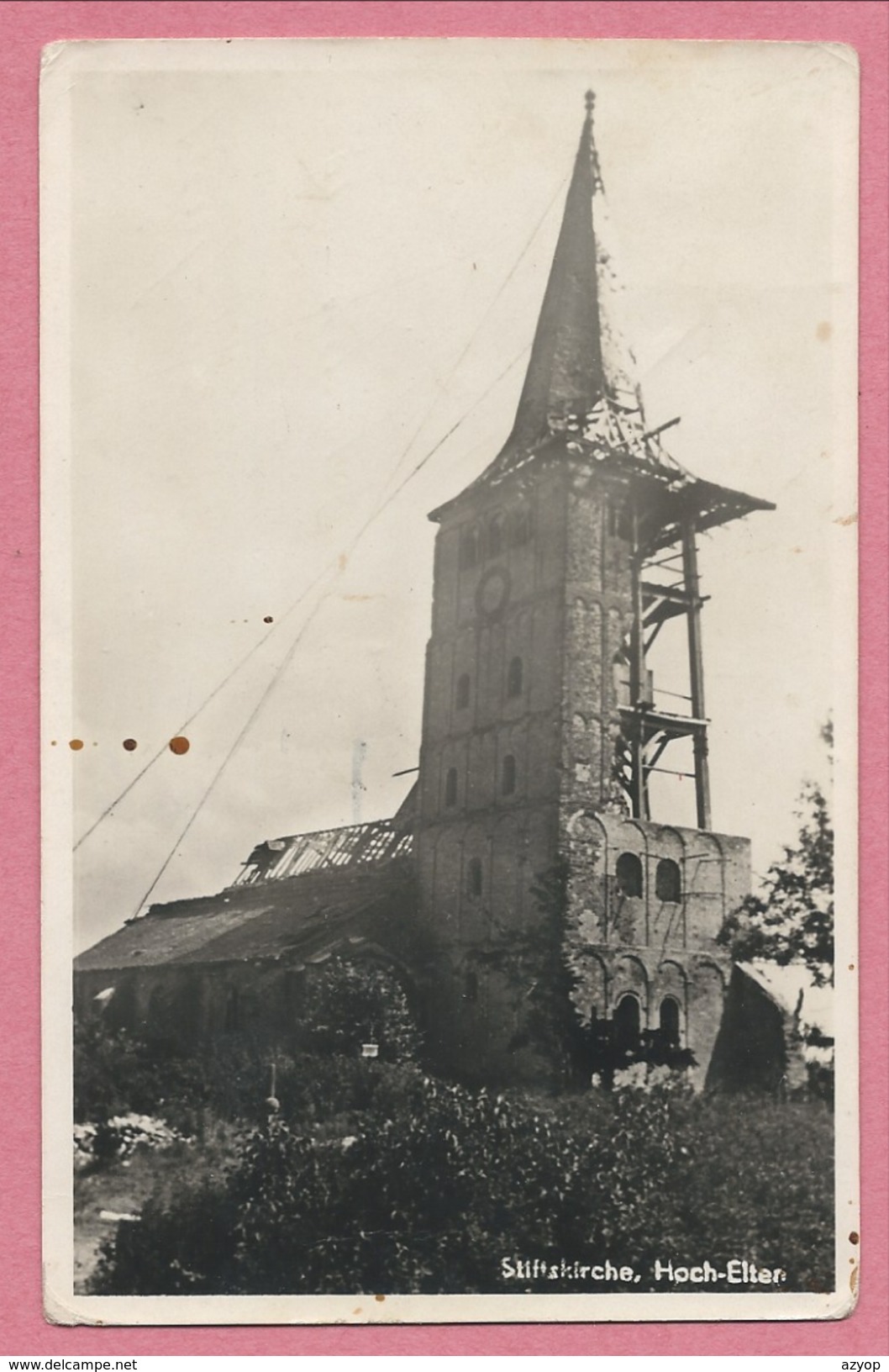 EMMERICH - HOCH ELTEN - Stiftskirche - Zerstörung - Stiftskerk - Eltenberg - Bouwsteen - Deutschland - Nederland - Emmerich