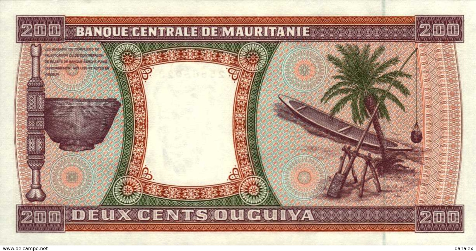 MAURITANIE 200 OUGUIYA Du 28-11-1996 Pick 5g  UNC/NEUF - Mauritanie