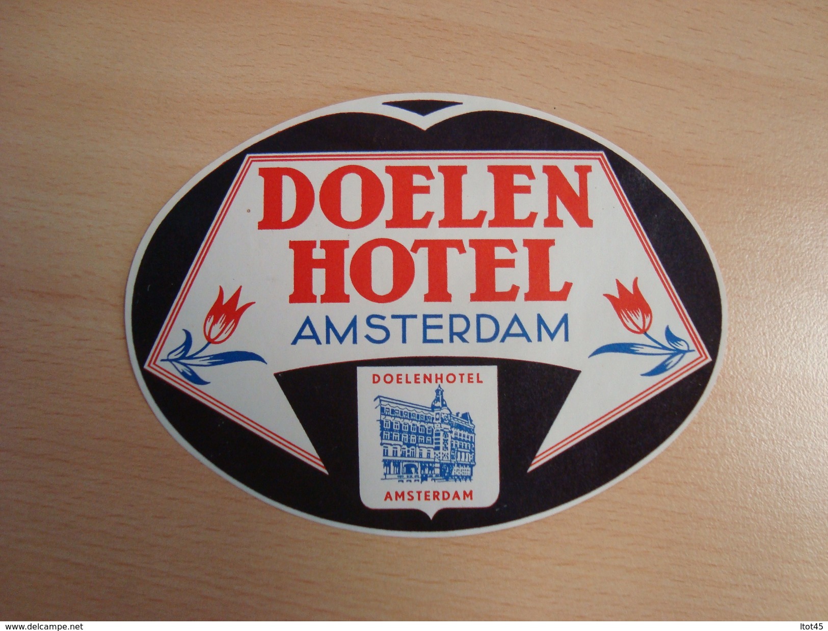 Etiquette DOELEN HOTEL AMSTEDAM - Netherlands