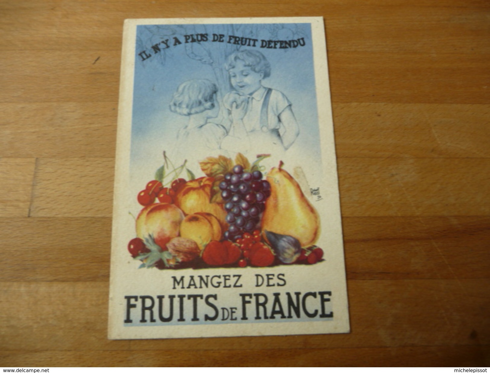 Manger Des Fruits De France Illustrateur Robert Rigol - Culturas