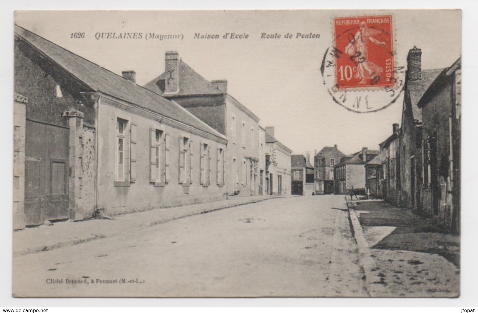 53 MAYENNE - QUELAINES Maison D'école, Route De Peuton - Other & Unclassified