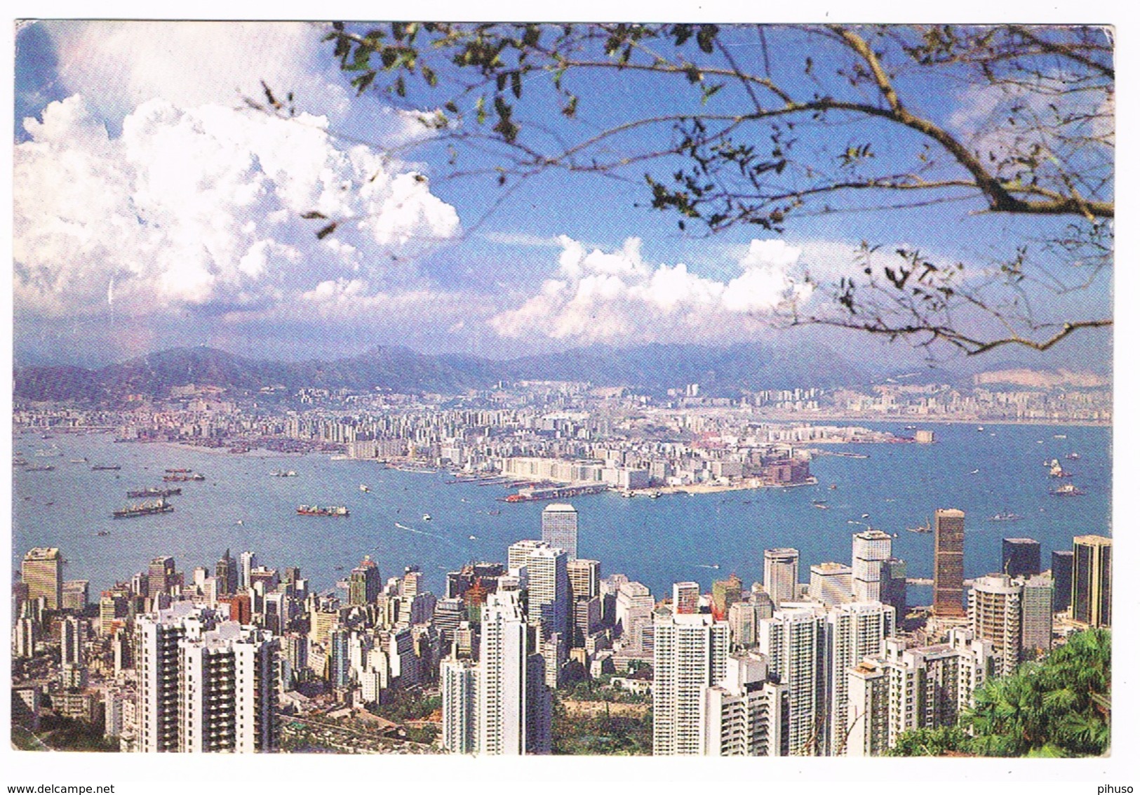 ASIA-1117   HONG KONG : Hong Kong And Kowloon From The Peak - China (Hongkong)