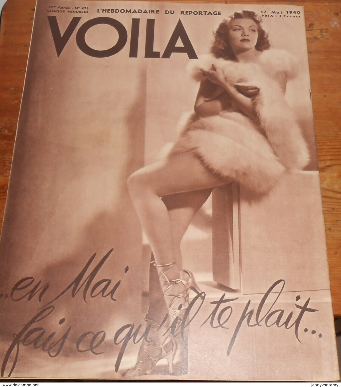 Voilà. N°476. 17  Mai 1940. Ginette, Critique D'Art. Eugène Stuber, Dit Gégène. Le Général Pinard Par Viviane Gosset. - 1900 - 1949