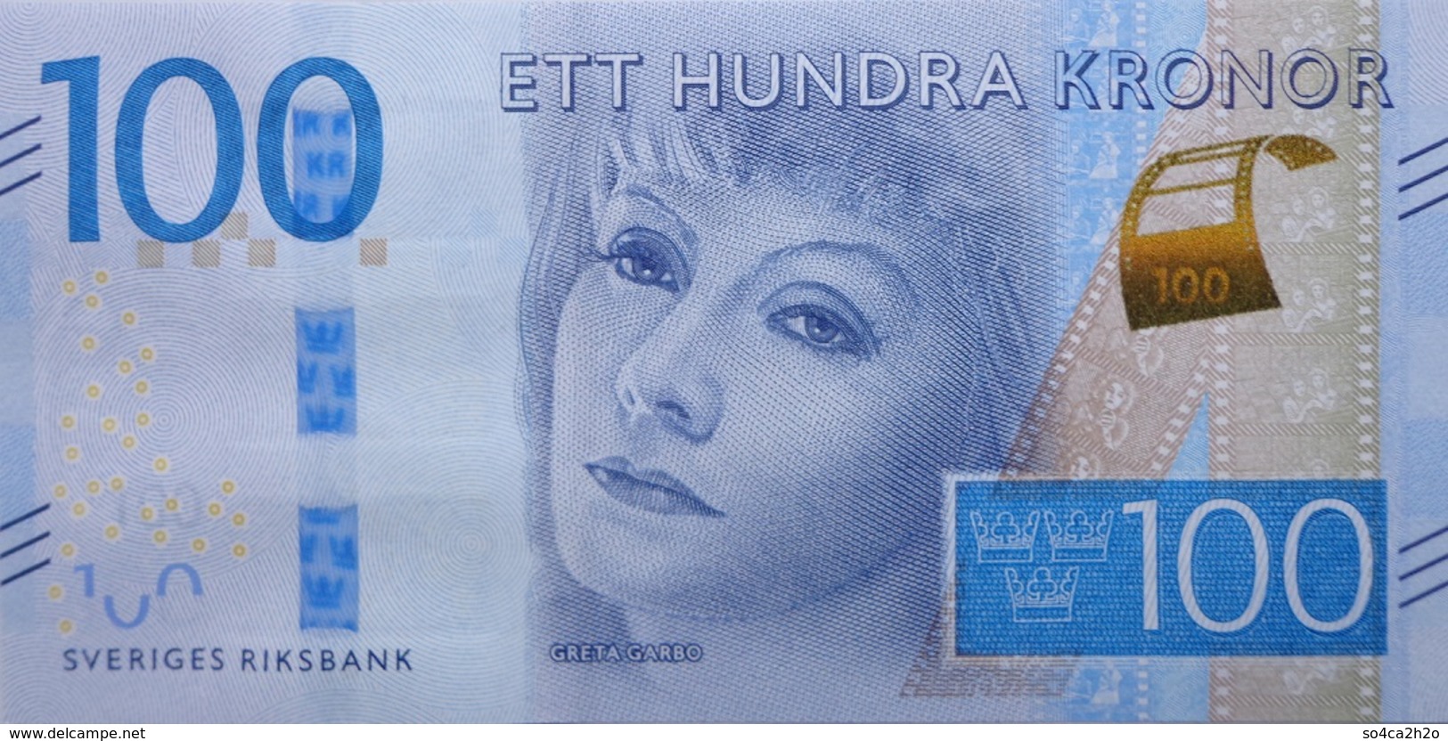 SUEDE 100 Kronor 2016  P71 UNC  Gréta GARBO - Suède