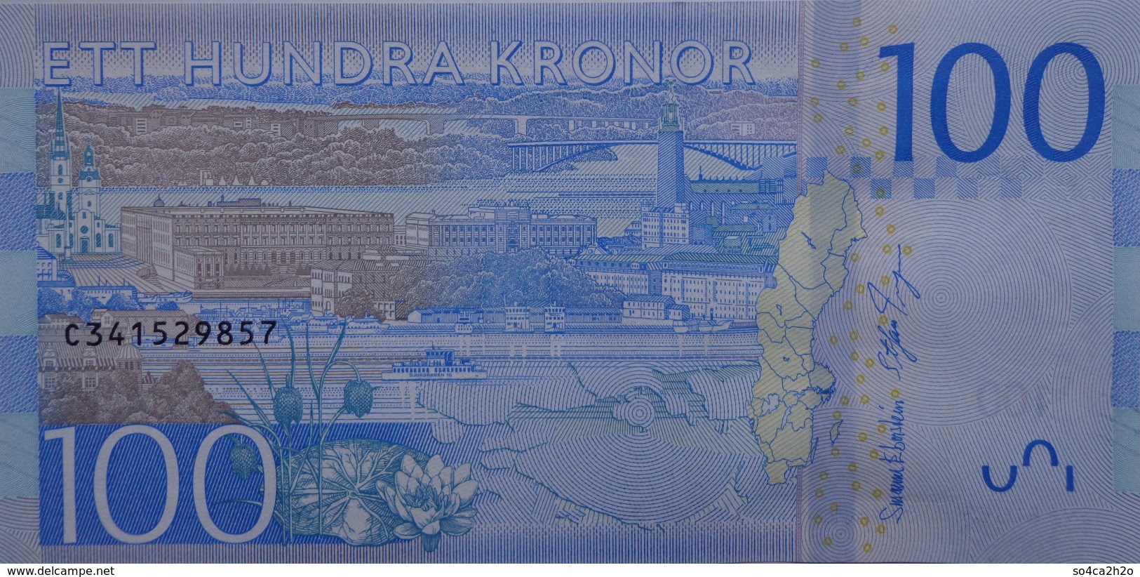 SUEDE 100 Kronor 2016  P71 UNC  Gréta GARBO - Suède