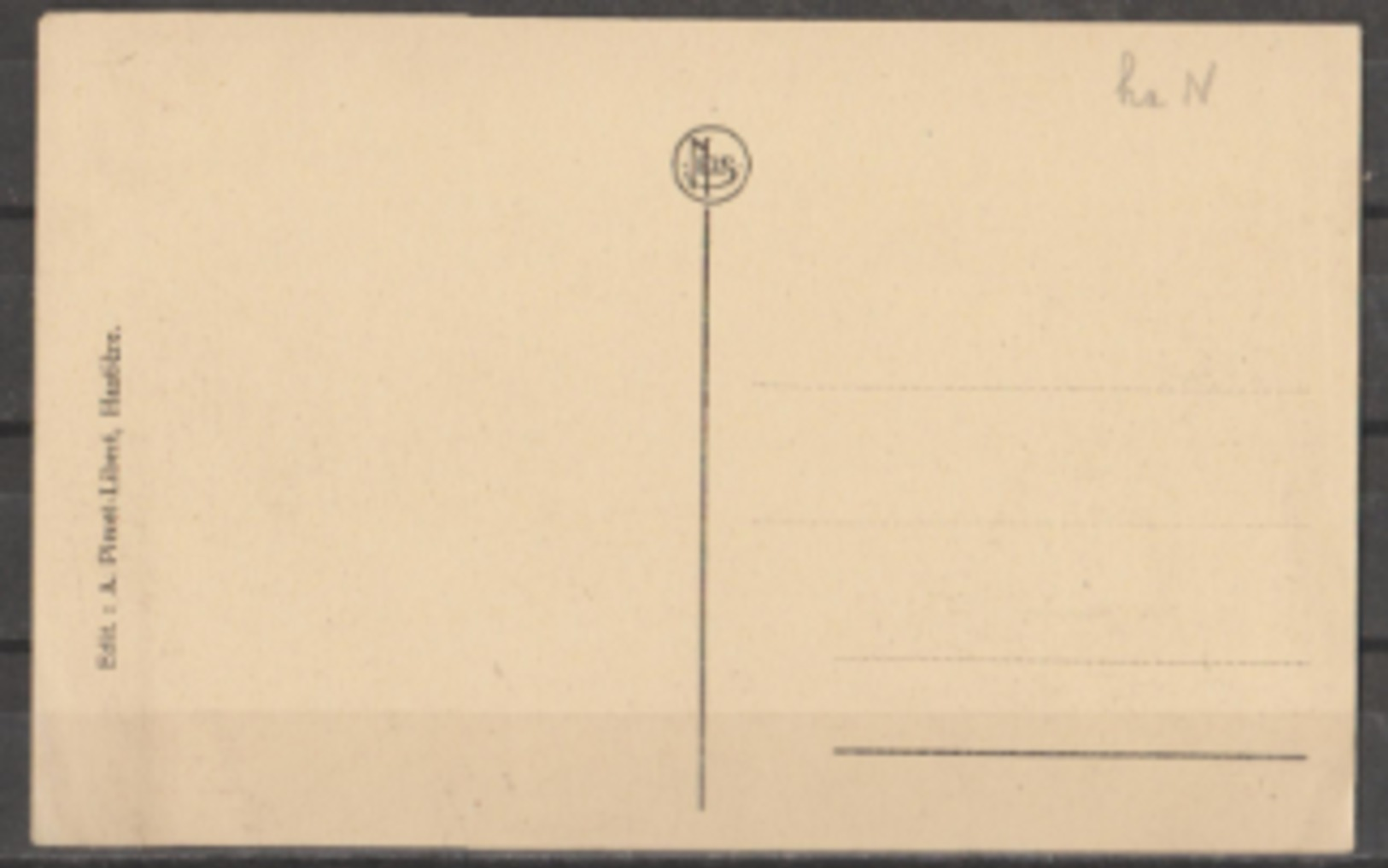 BELGIQUE   HASTIERE  :  ROUTE  D' ANTHEE  .  (  2 SCANS R° V°  ) . - Hastière