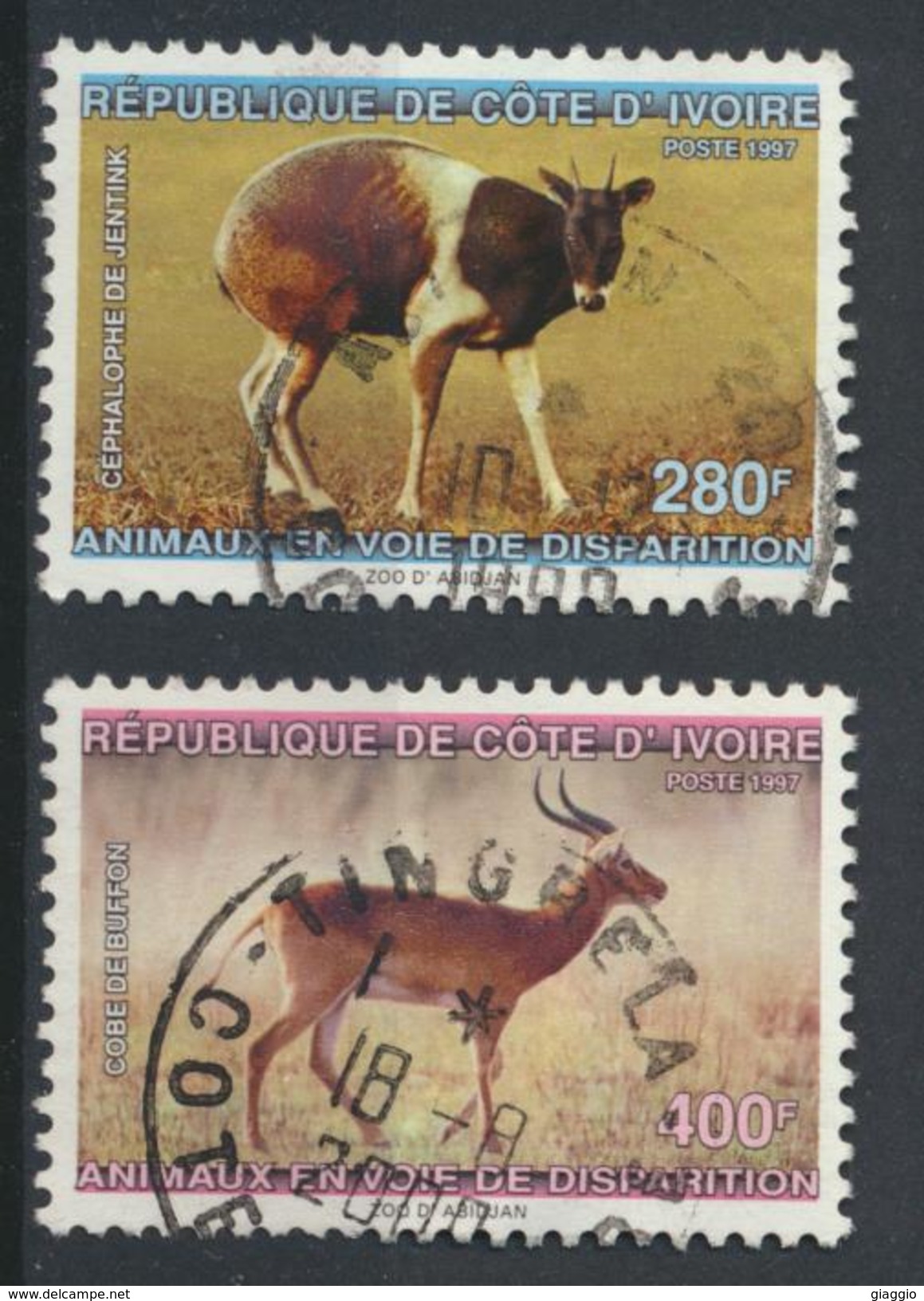 °°° COTE D'IVOIRE - Y&T N°993/94 - 1997 °°° - Costa D'Avorio (1960-...)