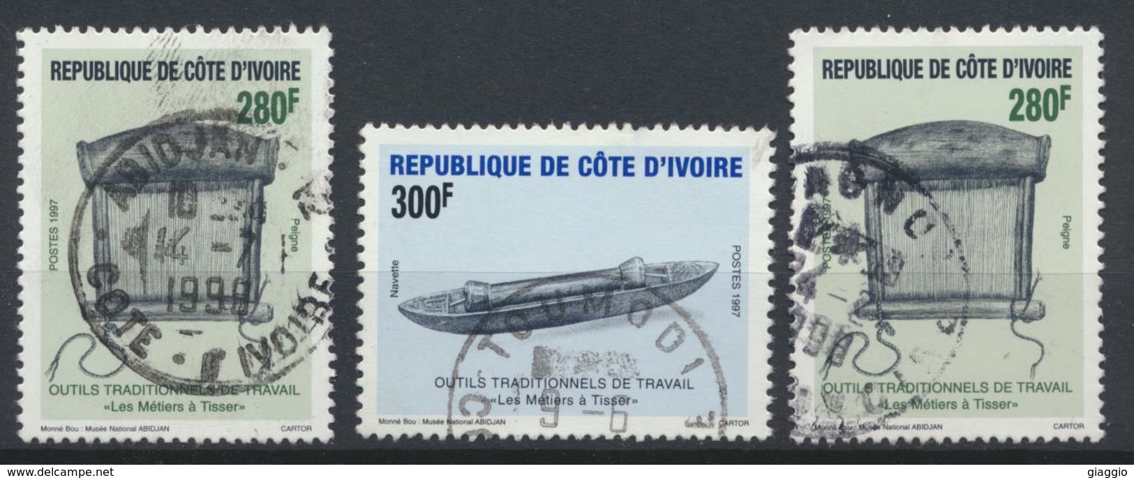 °°° COTE D'IVOIRE - Y&T N°990/91 - 1997 °°° - Costa D'Avorio (1960-...)