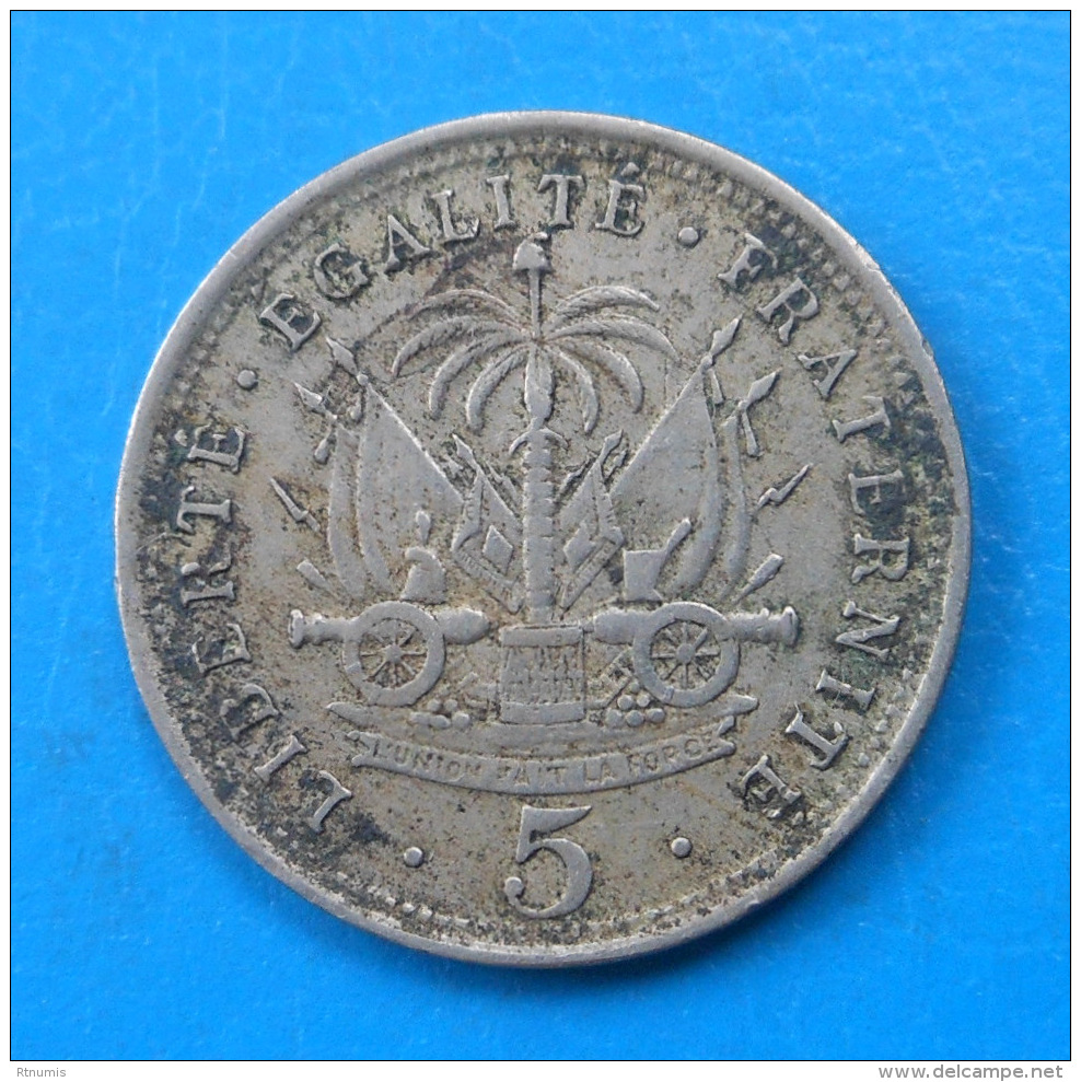 Haïti Haiti 5 Centimes 1905 Km 53 - Haïti