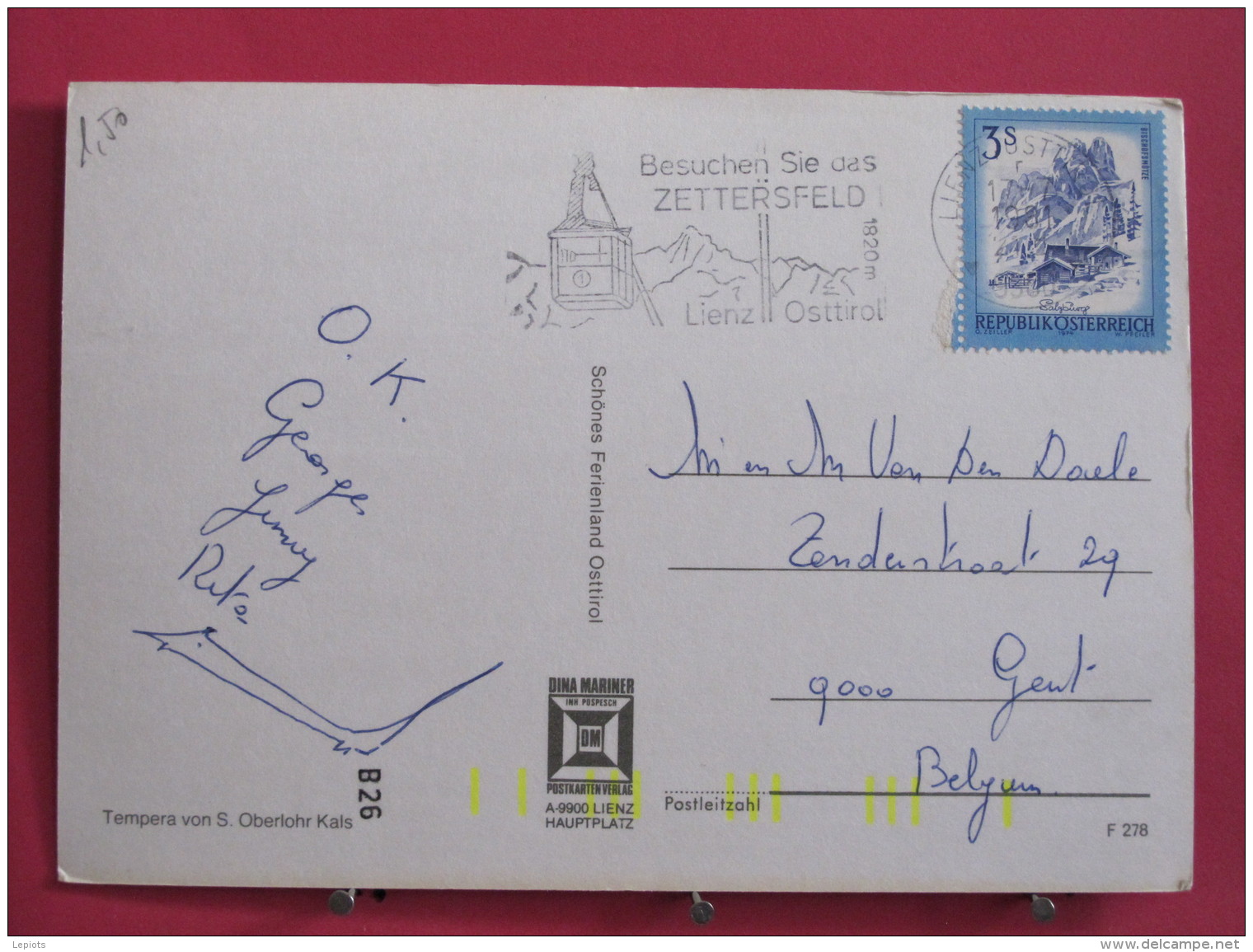 Autriche - Osterreichs Höchster Berg: Der Großglockner Mit Erzh. Johann Hütte - 1981 - Joli Timbre - Scans Recto-verso - Ehrwald