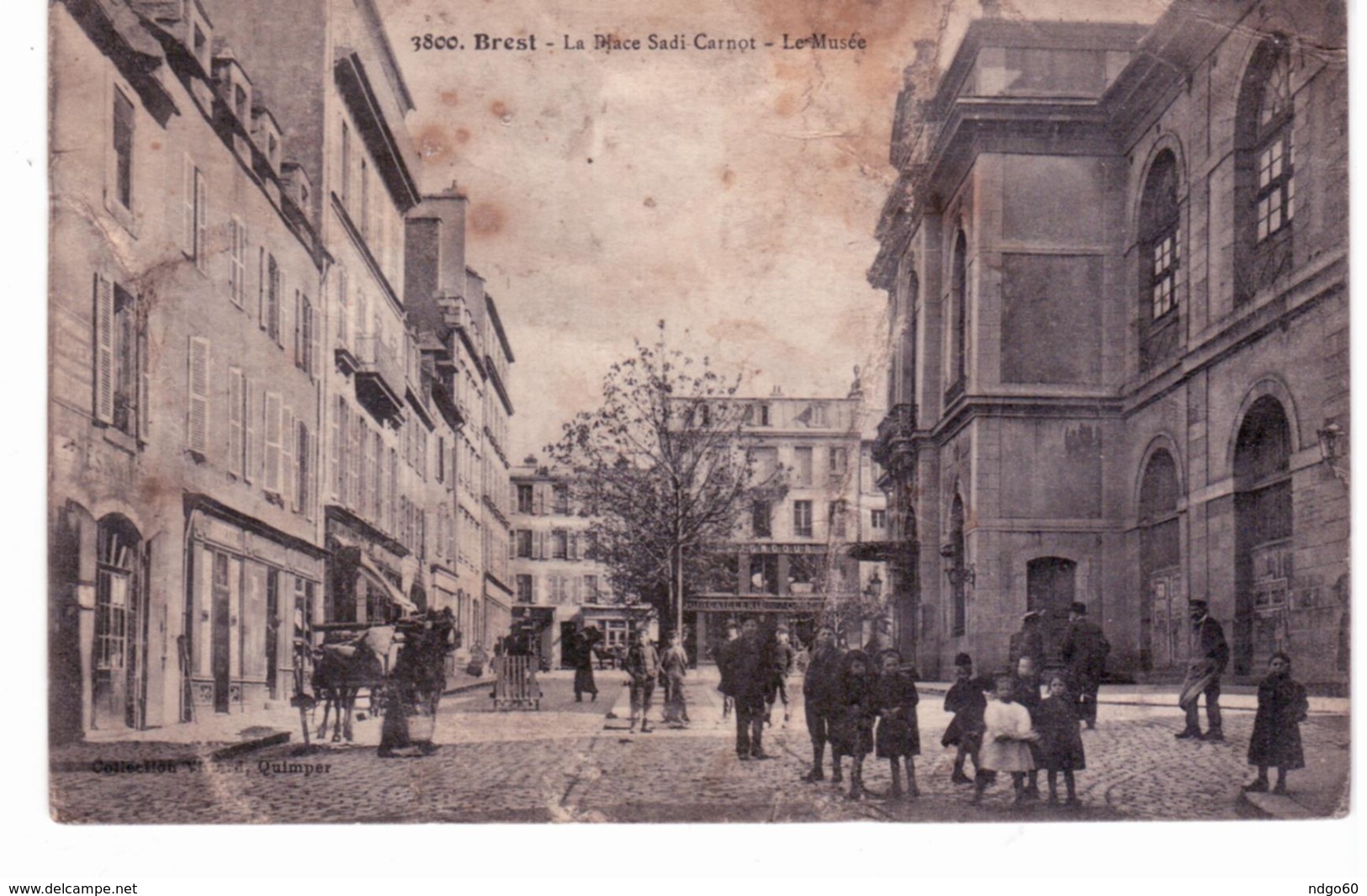 Brest - La Place Sadi Carnot - Le Musée - Brest