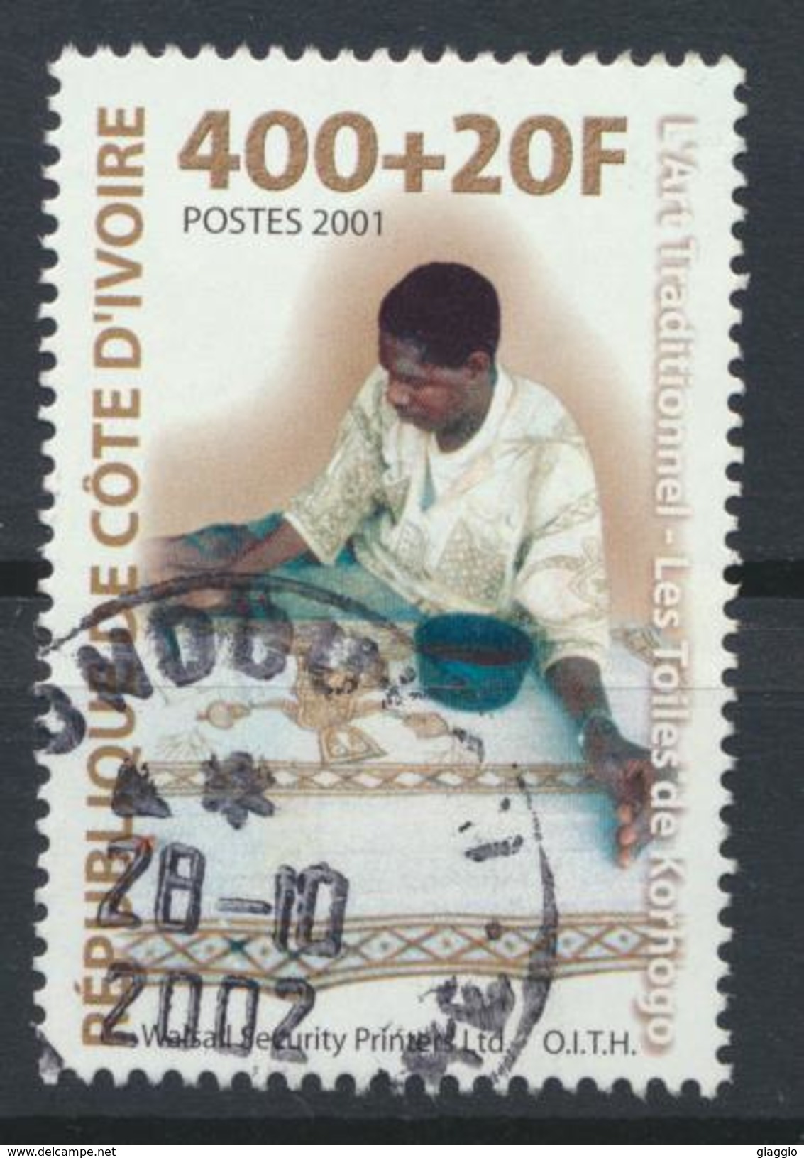 °°° COSTA D´AVORIO COTE D´IVOIRE - Y&T N°1091 - 2001 °°° - Ivory Coast (1960-...)