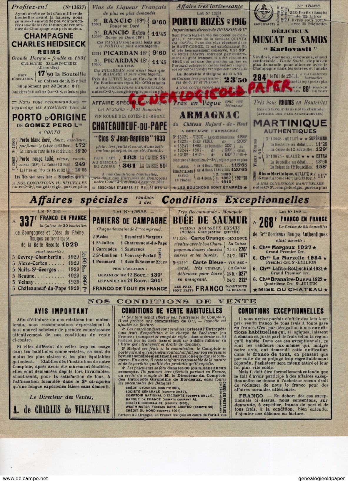 33 - BORDEAUX- CHATEAU BAUBENS MONTAGNE- DE CAMARSAC- BLANQUEFORT MEDOC- PAUILLAC-SAINT EMILION-MARGAUX-BARSAC-1934 - 1900 – 1949