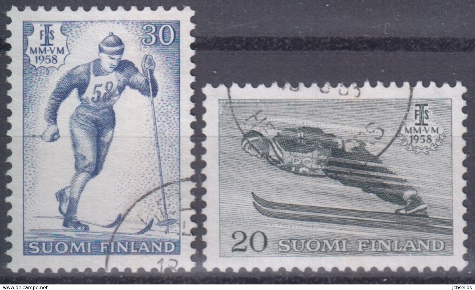 FINLANDIA 1958 Nº 469/70 USADO - Usados